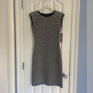 NWT Sharagano Black and White dress- Sz 6